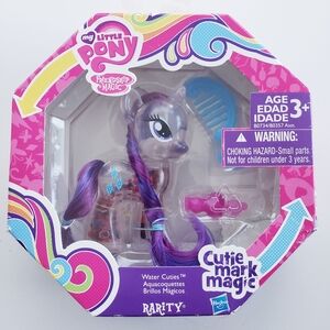 RARE NEW My Little Pony Cutie Mark Magic Water Cuties Rarity G4 2014New in box